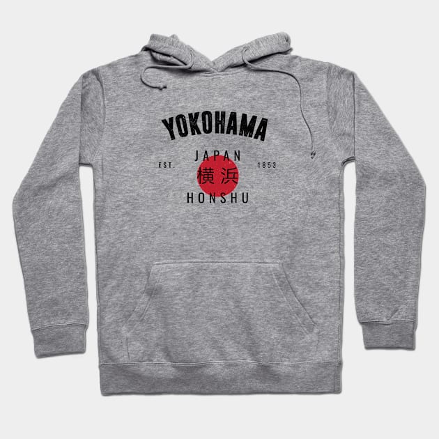 YOKOHAMA - VARSITY VINTAGE DESIGN | EST. 1853 Hoodie by SALENTOmadness